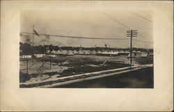 View Over A Military Camp Postcard Postcard Postcard