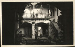 Courtyard Scene Guatemala Central America Postcard Postcard Postcard