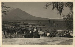 View of Park on Water Guatemala Central America Postcard Postcard Postcard