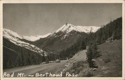 Red Mt - Berthoud Pass Colorado Postcard Postcard Postcard