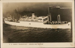 US Army Transport - "American Legion" Steamers Postcard Postcard Postcard