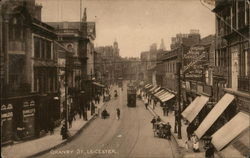 Granby Street Leicester, England Postcard Postcard Postcard