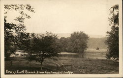 View of South Branch from Continental Lodge New Jersey Postcard Postcard Postcard