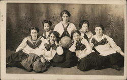 Women's Basketball Team Postcard