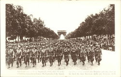 American Entering Paris August 23, 1944 After 11 Weeks of Fighting in Northern France World War II Postcard Postcard Postcard