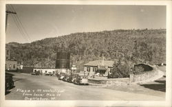 Plaza Mt. Wantastiquet from Lower Main St. Brattleboro,VT Vermont Postcard Postcard Postcard