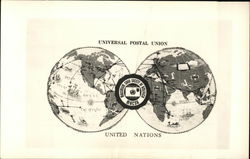 Universal Postal Union - United Nations Postcard Postcard Postcard