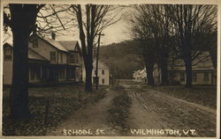 School St. - Wilmington, VT Postcard