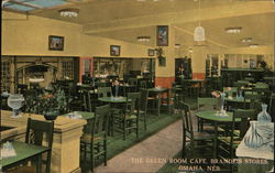 The Green Room Cafe, Brandeis Stores Omaha, NE Postcard Postcard Postcard