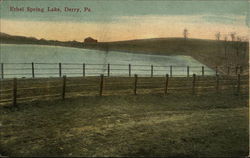 Ethel Spring Lake Derry, PA Postcard Postcard Postcard