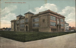 Washington School Hibbing, MN Postcard Postcard Postcard