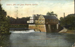 Soden's Mill and Dam Postcard