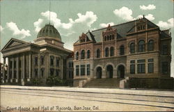 Court House and Hall of Records San Jose, CA Postcard Postcard Postcard