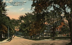 East Genesee Street from Walnut Avenue Syracuse, NY Postcard Postcard Postcard