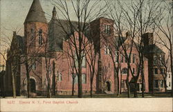 First Baptist Church Elmira, NY Postcard Postcard Postcard