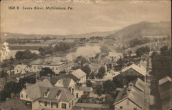 Junita River Mifflintown, PA Postcard Postcard Postcard