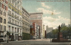 Union Square, North from 14th Street Postcard