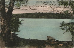 View of Lake Huntington Postcard