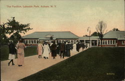 The Pavilion, Lakeside Park Auburn, NY Postcard Postcard Postcard