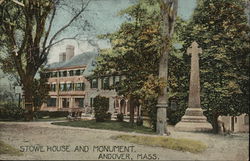 Stowe House and Monument Postcard