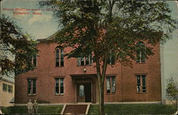 Where Whittier Went to School Haverhill, MA Postcard Postcard Postcard