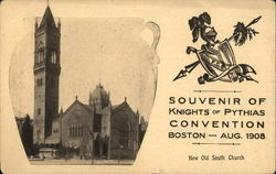 Souvenir of Knights of Pythias Convention Postcard