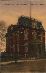 Memorial Hall and Library Postcard