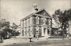 Memorial Hall Library Postcard