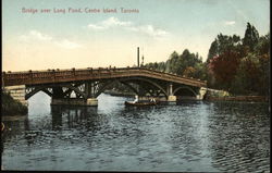 Bridge Over Long Pond, Center Island Toronto, ON Canada Ontario Postcard Postcard Postcard