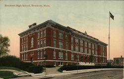 Brockton High School Postcard