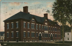 Howard School Brockton, MA Postcard Postcard Postcard