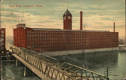 Ayer Mills Lawrence, MA Postcard Postcard Postcard