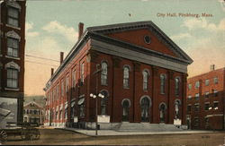 City Hall Fitchburg, MA Postcard Postcard Postcard