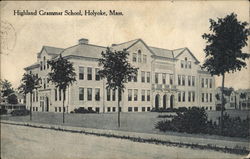 Highland Grammar School Holyoke, MA Postcard Postcard Postcard