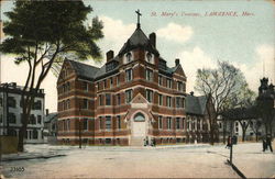 St. Mary's Convent Lawrence, MA Postcard Postcard Postcard