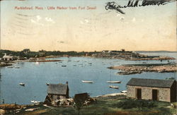 Little Harbor for Fort Sewall Marblehead, MA Postcard Postcard Postcard