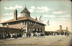 State Bath House Postcard