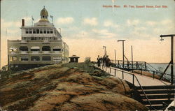 Mt. Tom Summit House, East Side Holyoke, MA Postcard Postcard Postcard