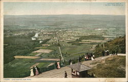 View From Mt. Tom Mount Tom, MA Postcard Postcard Postcard