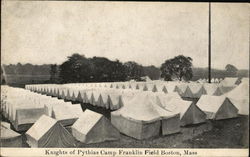 Knights of Pythias Camp, Franklin Field Boston, MA Postcard Postcard Postcard