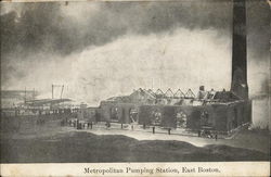 Metropolitan Pumping Station, East Boston Postcard