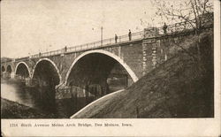 Sixth Avenue Melan Arch Bridge Postcard