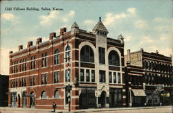 Odd Fellows Building Salina, KS Postcard Postcard Postcard