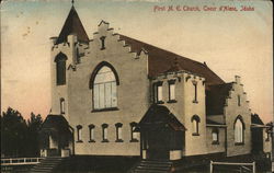 First M.E. Church Coeur D'Alene, ID Postcard Postcard Postcard