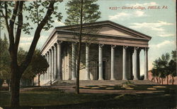 View of Girard College Postcard