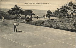 Tennis Court, Mt. Mongola Postcard