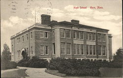 High School Ware, MA Postcard Postcard Postcard