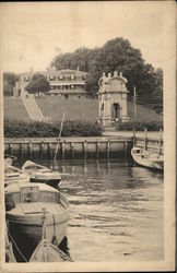 Canopy over Plymouth Rock Massachusetts Postcard Postcard Postcard