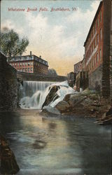 Whetstone Brook Falls Brattleboro, VT Postcard Postcard Postcard