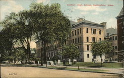 Central High School Postcard